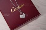 AAA Copy Amulette De Cartier Diamond Necklace - 925 Silver 